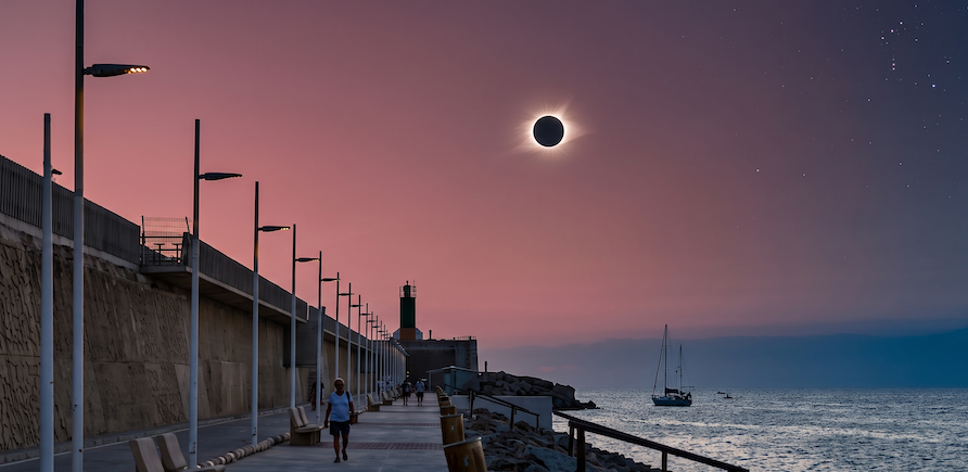 El eclipse en la Safor: así se vivirá el fenómeno astronómico que rozará la totalidad en la comarca