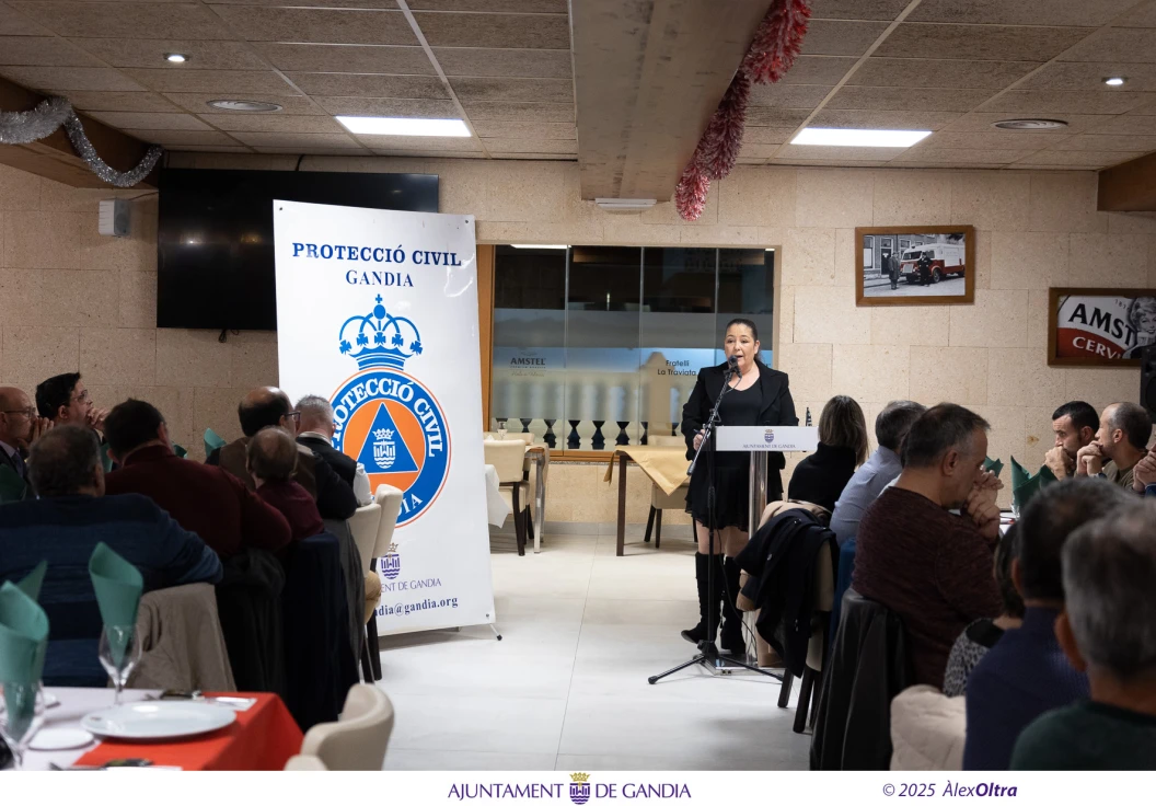 Cena homenaje a los 25 años de Protección Civil Gandia ONC