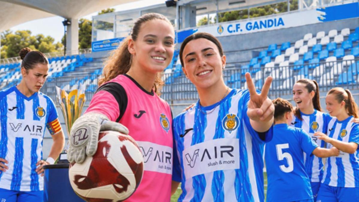 El CF Gandia presenta sus equipos femeninos en el II Trofeu Ciutat de Gandia