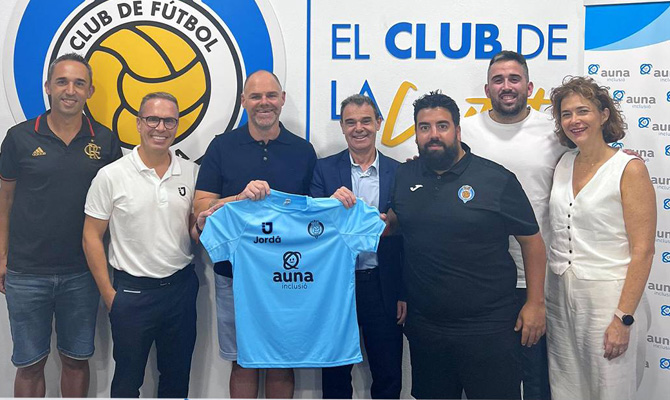 El CF Gandia y Auna Inclusió Firman una Alianza Histórica para Impulsar el Deporte Inclusivo en la Safor