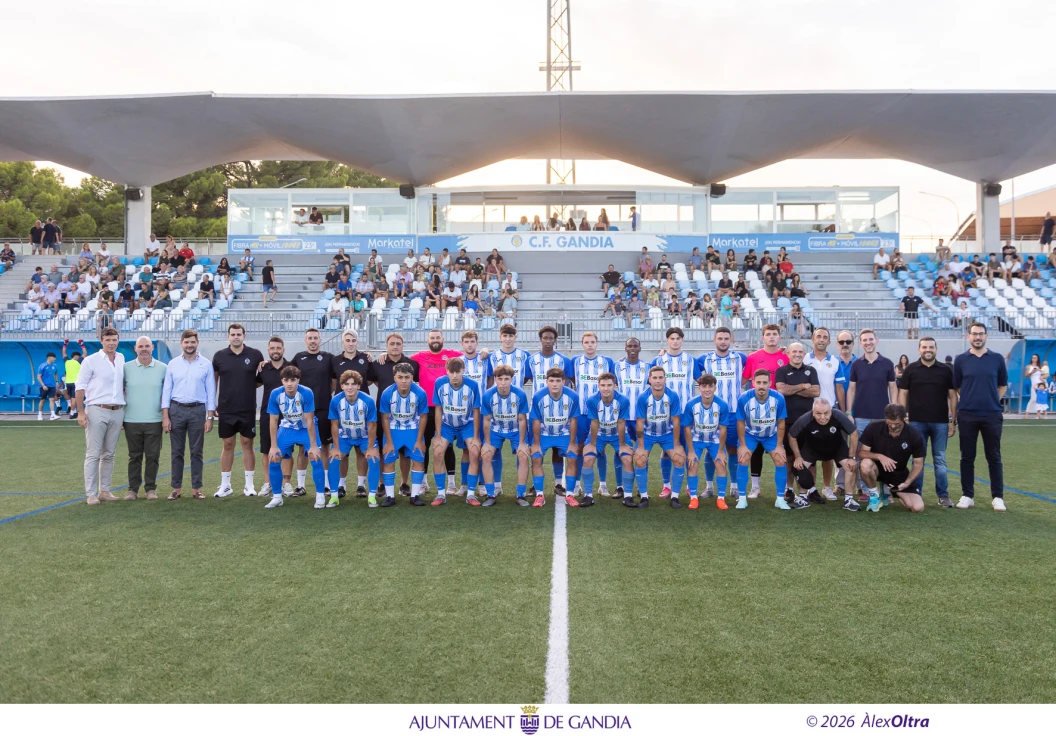 El CF Gandia y la UD Oliva protagonizaron la 40.ª edición del Trofeo Ciudad de Gandia