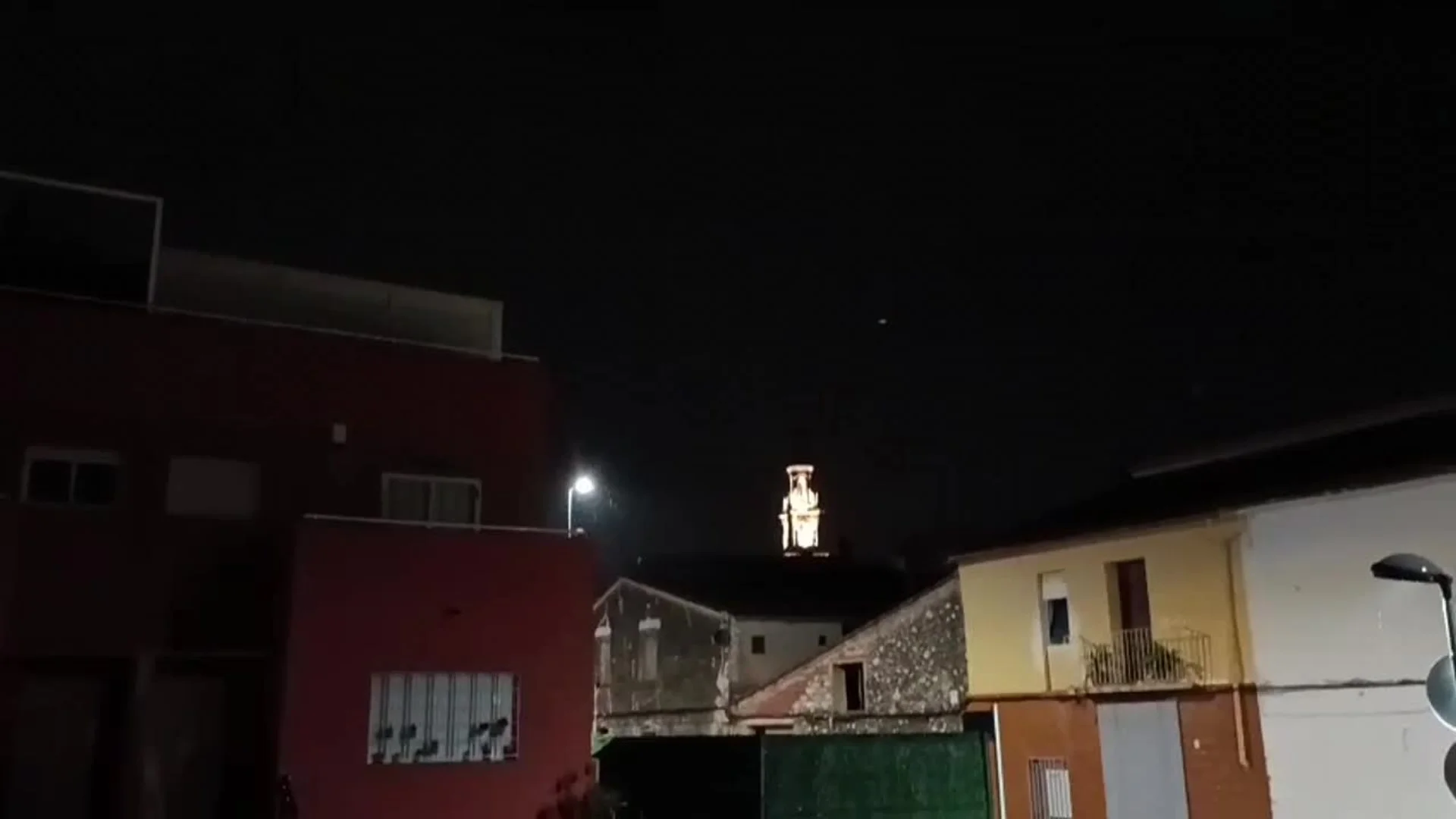 Furia del cielo en la Safor: Gandía vive una noche de intensa tormenta eléctrica