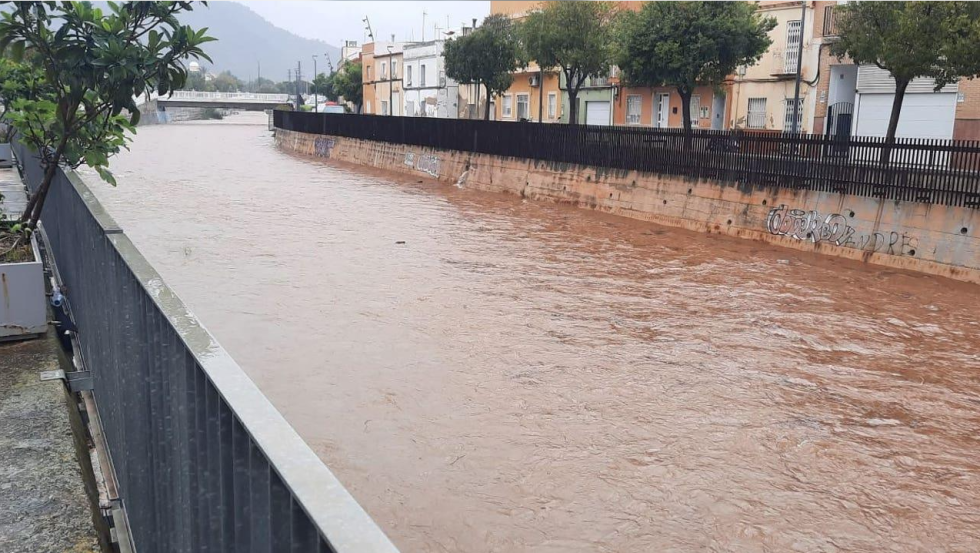 La DANA Adam azota la Safor con virulencia histórica: casi 500 litros en Oliva y dos fallecidos dejan una comarca en shock